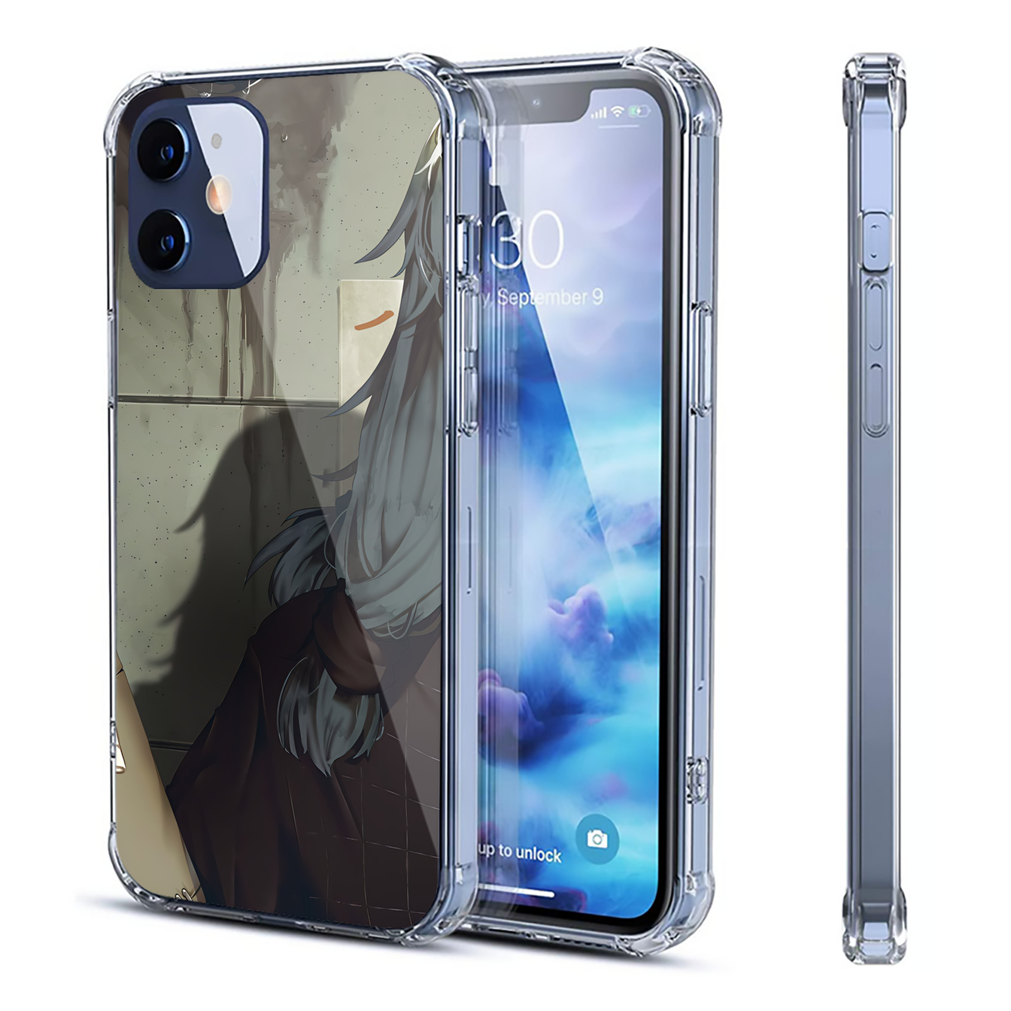 （画像用） SPY×FAMILY间谍家家酒 【iPhone 12シリーズ対応】透明スマホケース（クリアソフトケース）